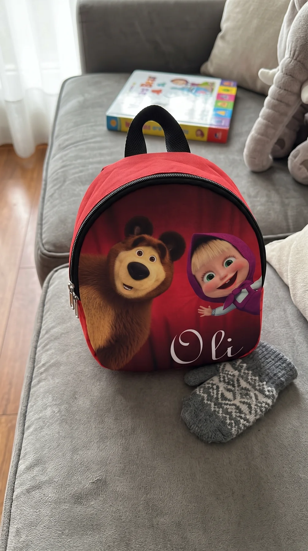 mochila neoprene masha y el oso · natural_mockup