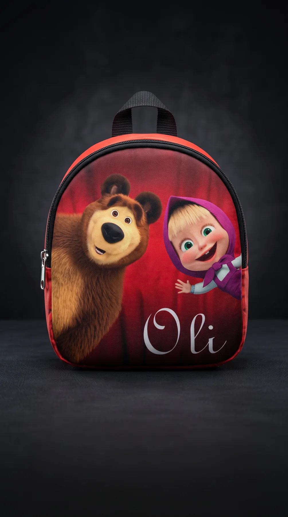 mochila neoprene masha y el oso · premium_dark